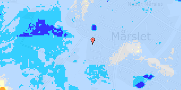 Ekstrem regn på Damgårdstoften 74