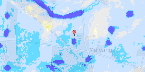 Ekstrem regn på Mølvanggårdsvej 9