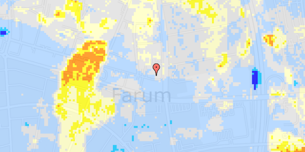 Ekstrem regn på Rugmarken 6, st. 