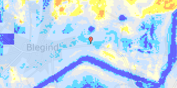 Ekstrem regn på Blegindvej 83A