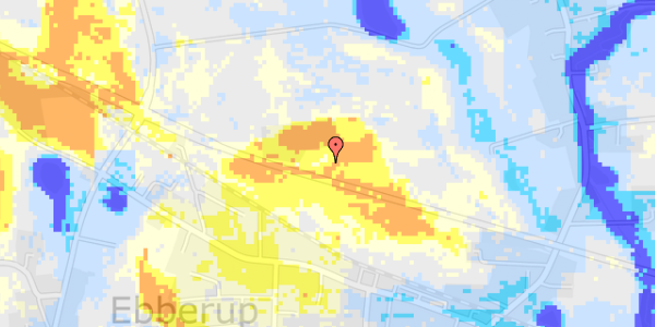 Ekstrem regn på Fåborgvej 155