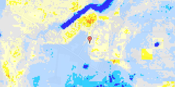 Ekstrem regn på Vonge Skovvej 8