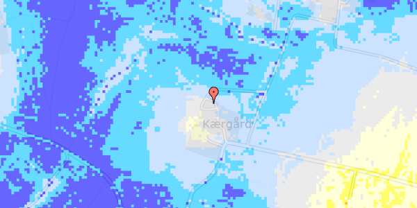 Ekstrem regn på Madum Kærgårdvej 4A