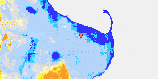 Ekstrem regn på Fasanvej 69