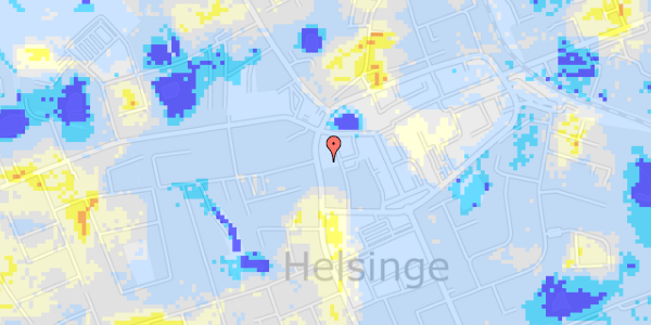 Ekstrem regn på Rundinsvej 5B