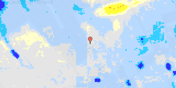 Ekstrem regn på Strandbakken 36