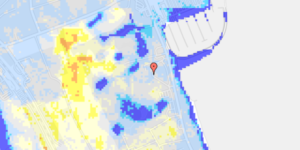 Ekstrem regn på Rungsted Strandvej 107A