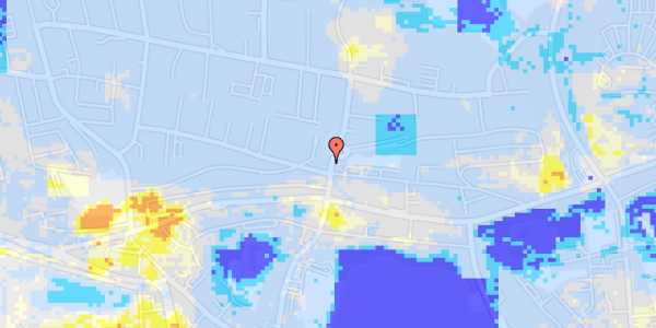 Ekstrem regn på Koldingbjerg 19A