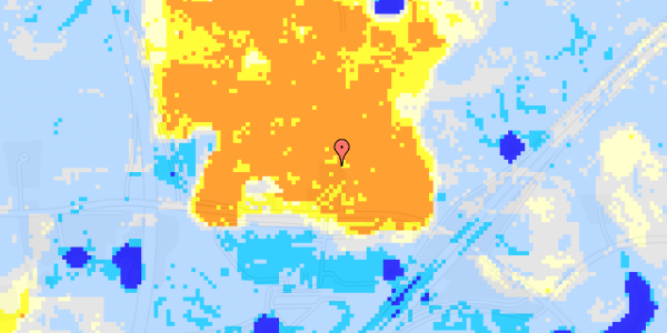 Ekstrem regn på Torshøjvej 220B