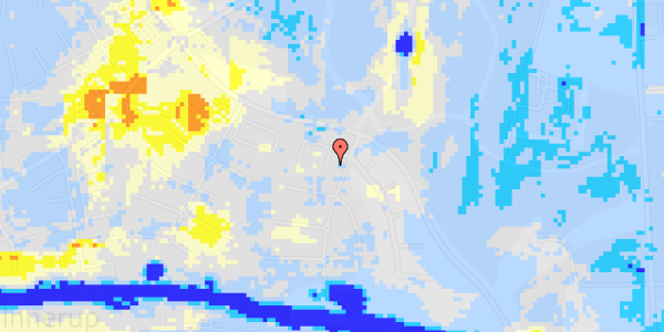 Ekstrem regn på Humlehaven 24