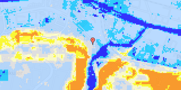 Ekstrem regn på Fredericiagade 50B, 1. 