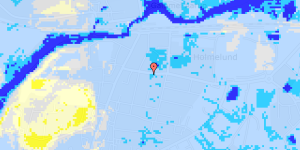 Ekstrem regn på Holmelund 6