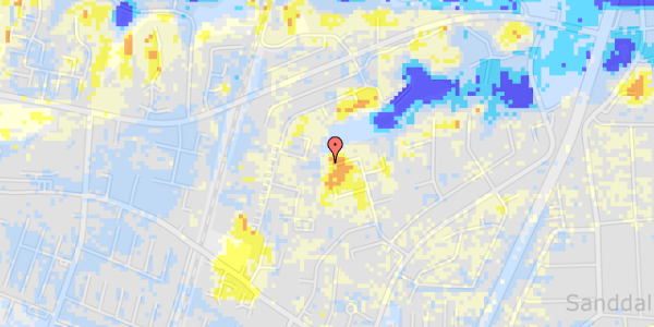 Ekstrem regn på Kildebakken 35