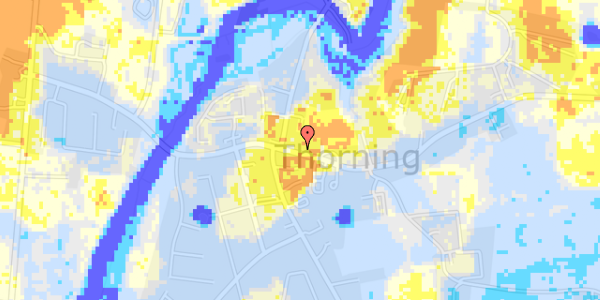 Ekstrem regn på Blichersvej 23, st. 