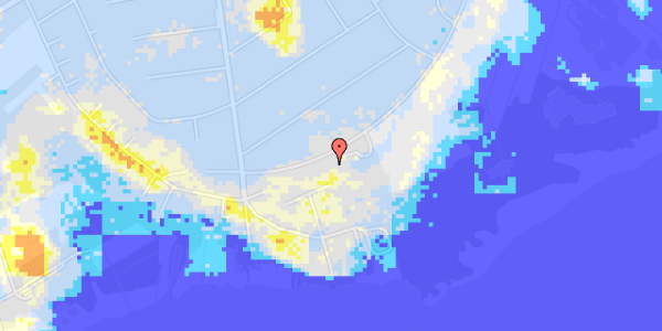 Ekstrem regn på Turistvej 177