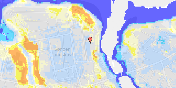 Ekstrem regn på Kollegievænget 24, 2. 10