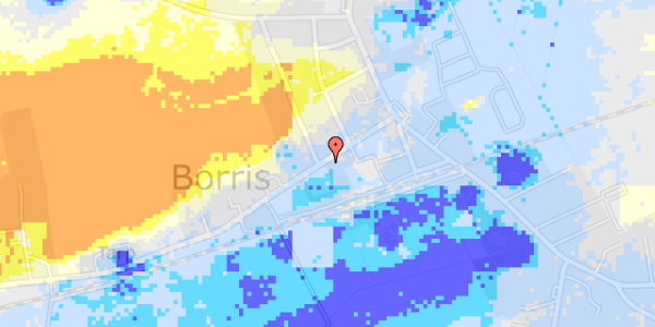 Ekstrem regn på Vestergade 15B