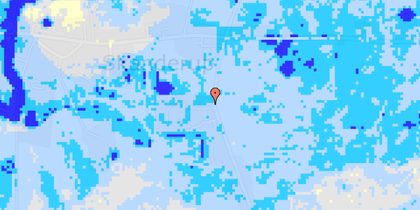 Ekstrem regn på Ejersmindevej 2