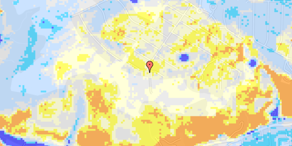 Ekstrem regn på Adonisvej 80