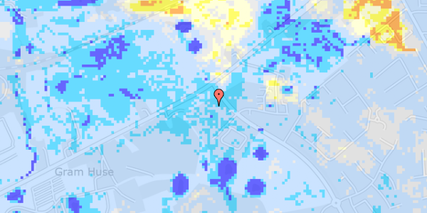 Ekstrem regn på Tårnfalkebakken 22, 1. 1