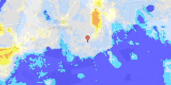 Ekstrem regn på Henrikshave 34