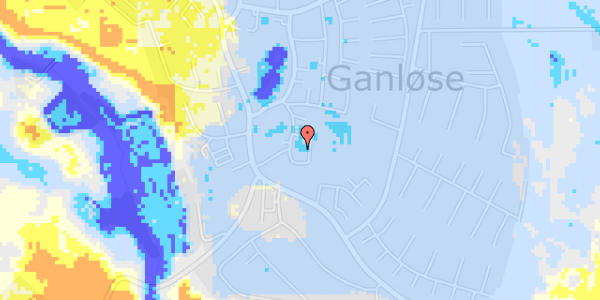 Ekstrem regn på Strædet 99