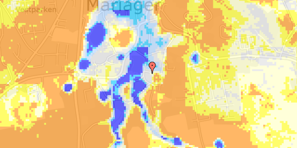 Ekstrem regn på Skovvej 13C