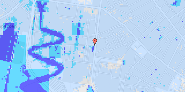 Ekstrem regn på Rued Langgaards Vej 3, 2. 13