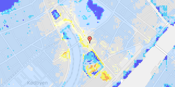 Ekstrem regn på Bernstorffsgade 30, 2. 