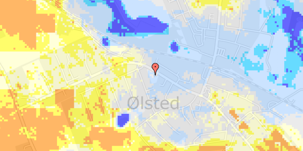 Ekstrem regn på Hovedgaden 55