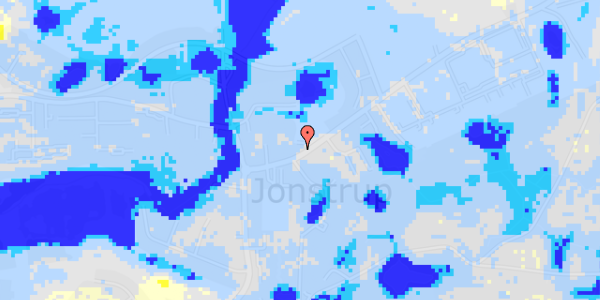 Ekstrem regn på Jonstrupvangvej 140