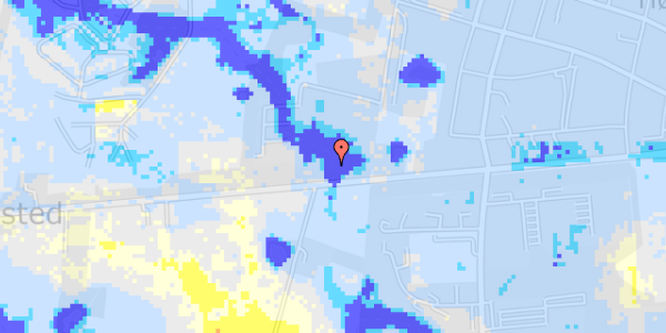 Ekstrem regn på Vibelund Havekoloni 42