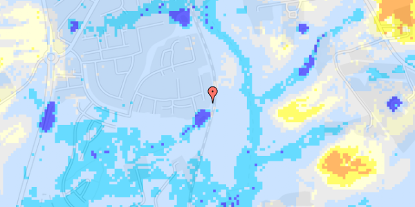 Ekstrem regn på Krekærtoften 106