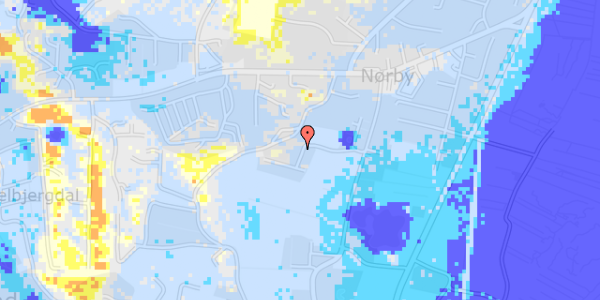 Ekstrem regn på Nørby Pedersens Toft 58