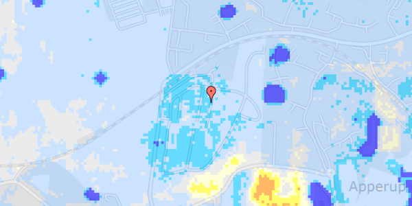 Ekstrem regn på Brovangsvej 72