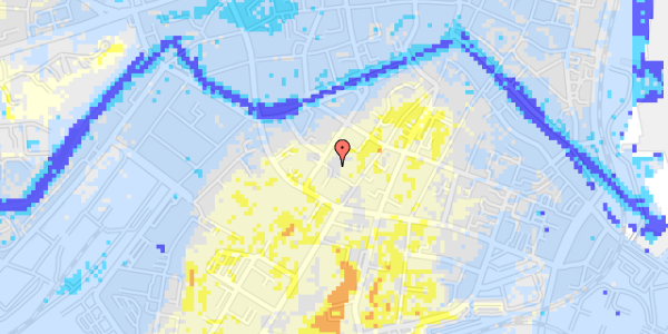 Ekstrem regn på Christiansgade 4, 4. 1