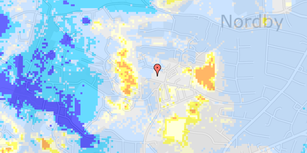 Ekstrem regn på Sønder Nytoft 12, 1. 