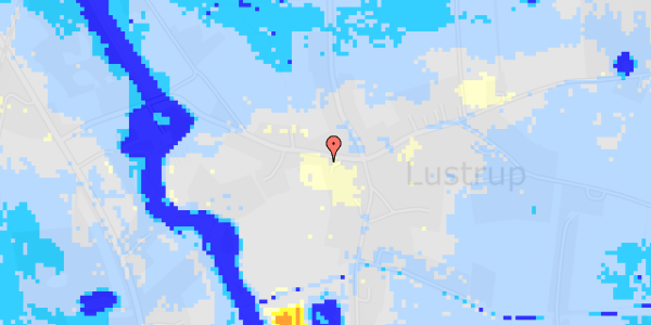 Ekstrem regn på Lustrupvej 26