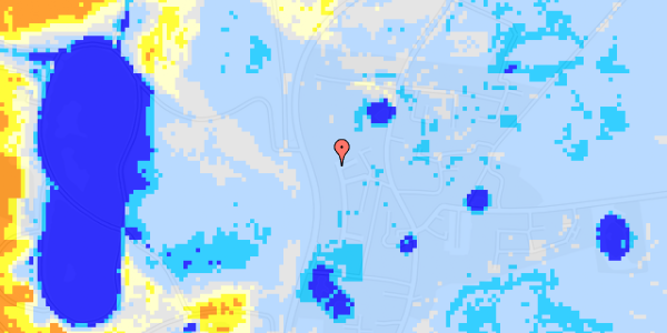 Ekstrem regn på Flintebjergvej 22