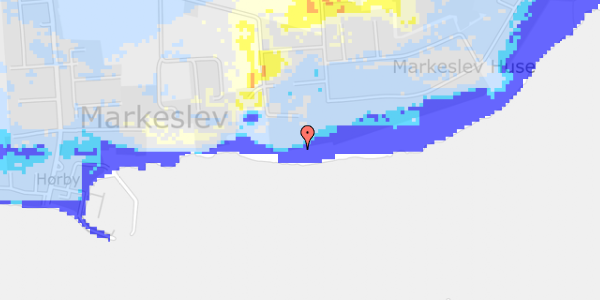 Ekstrem regn på Markeslev Huse 40