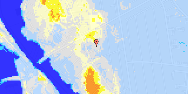 Ekstrem regn på Basnæsvej 22