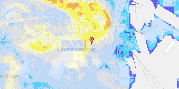 Ekstrem regn på Sankt Nicolai Gade 3