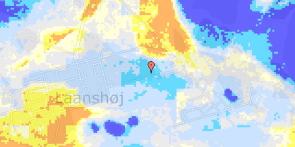 Ekstrem regn på Laanshøj Alle 83