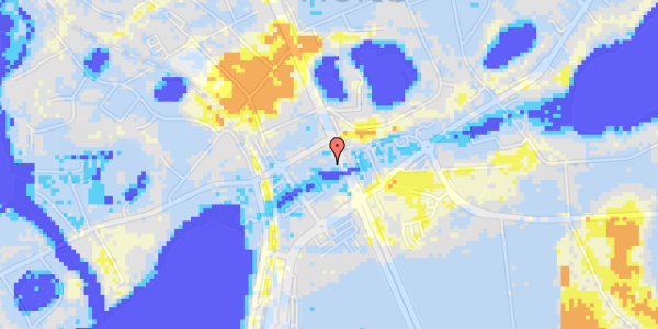 Ekstrem regn på Holte Midtpunkt 20, 3. 