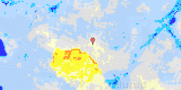 Ekstrem regn på Toftegade 48