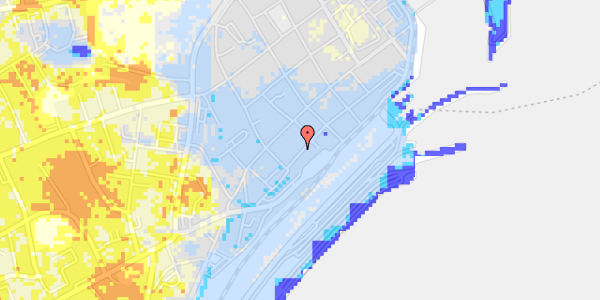 Ekstrem regn på Strandgade 39