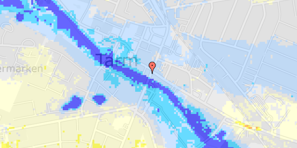 Ekstrem regn på Storegade 38