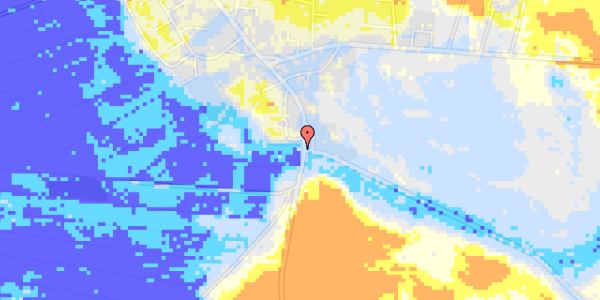 Ekstrem regn på Ferslev Byvej 58