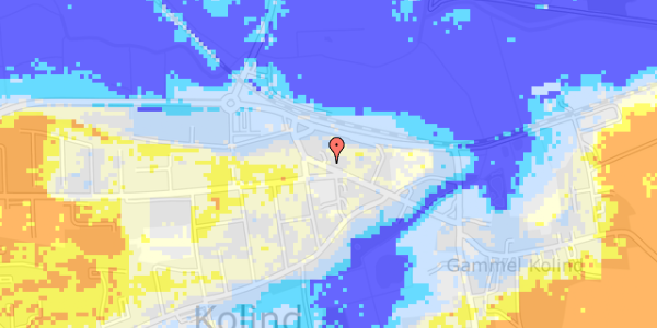 Ekstrem regn på Bredgade 13