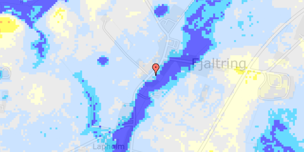 Ekstrem regn på Fjaltringbyvej 23